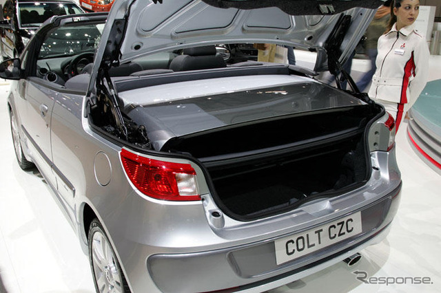 【ジュネーブモーターショー06】三菱 コルト CZC はポスト 206CC