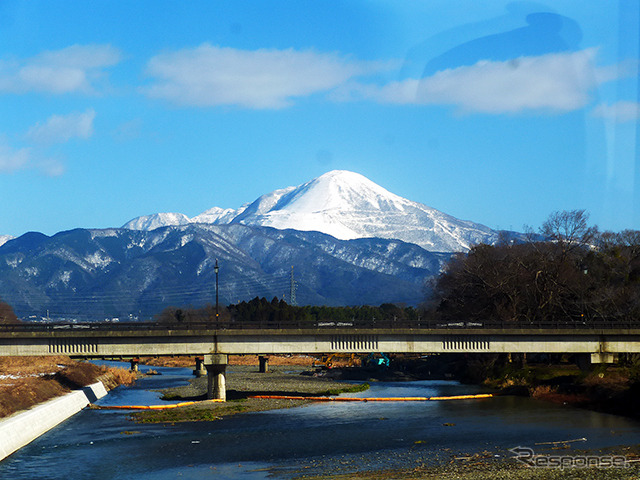 北陸線「しらさぎ」からの眺め