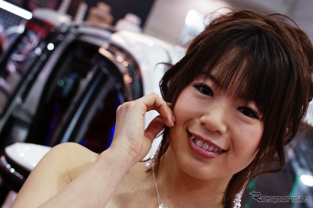 三菱ブース コンパニオン(東京オートサロン2015)