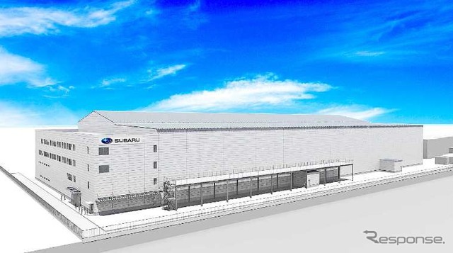 富士重工業が半田工場に新設する777X中央翼の生産拠点(イメージ)