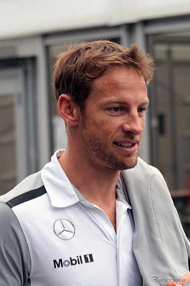 マクラーレン・ホンダのドライバーとして2015年シーズンを戦うバトン ※2014年F1日本グランプリにて撮影