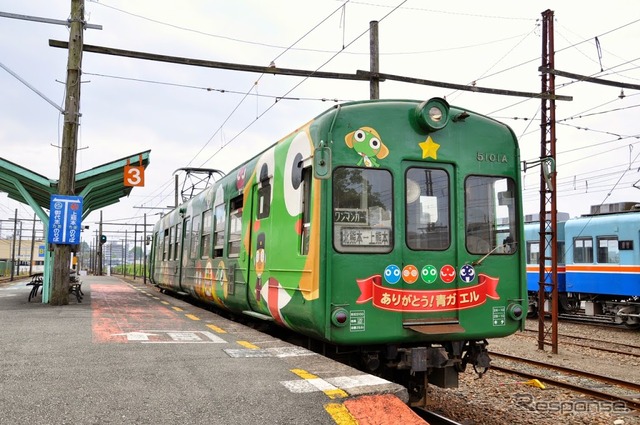 2両のうち1両（5101A）は2012年から2014年まで「ケロロ軍曹ラッピング電車」として運用された。もともと片側にしか運転台がなかったが、熊本電鉄の譲渡にあわせ、運転台がなかった側にも運転台を設けた。