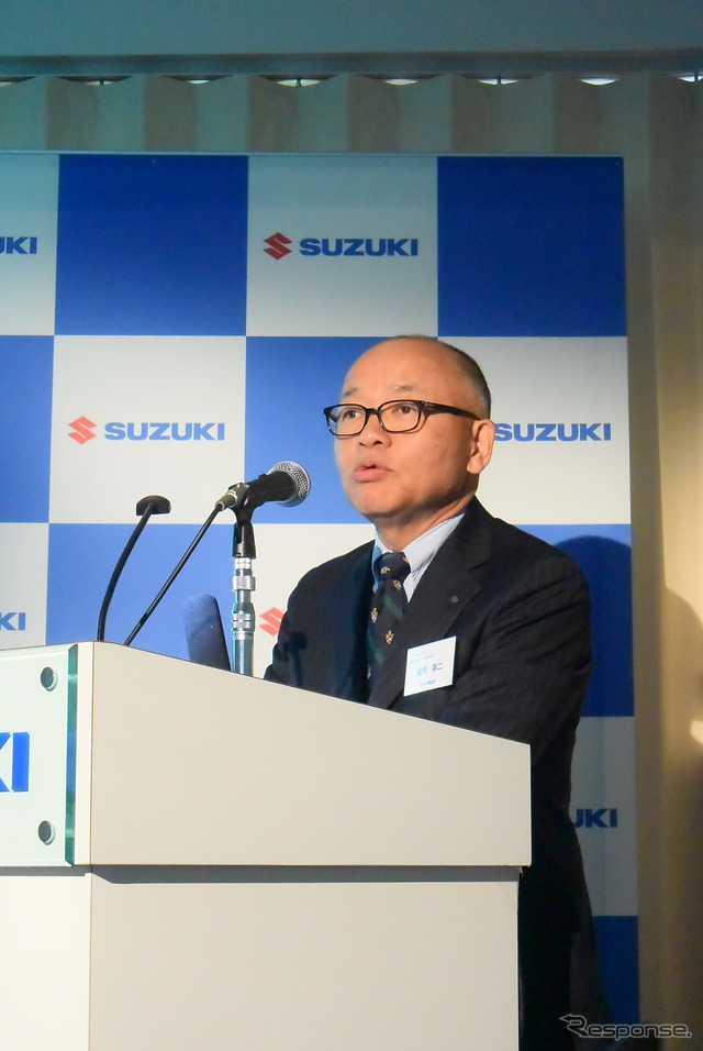 スズキ 二輪事業本部長を務める望月英二 取締役専務役員