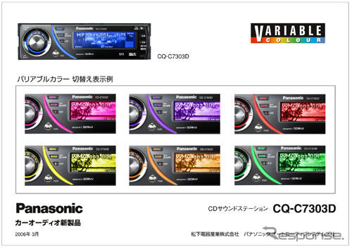 パナソニック、1DINサイズのCDカーオーディオ3機種を発売