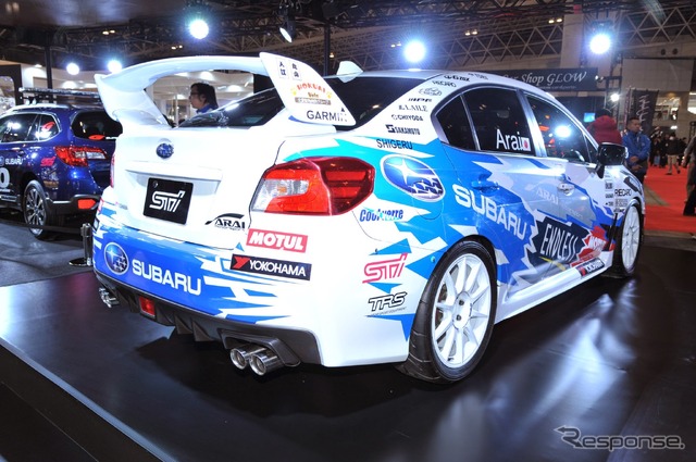 スバル WRX STI 全日本ラリー参戦予定車(東京オートサロン15)