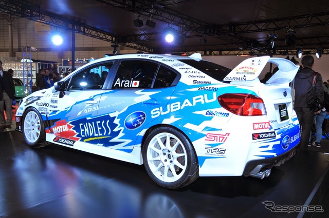 スバル WRX STI 全日本ラリー参戦予定車(東京オートサロン15)