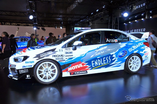 スバル WRX STI 全日本ラリー参戦予定車(東京オートサロン15)