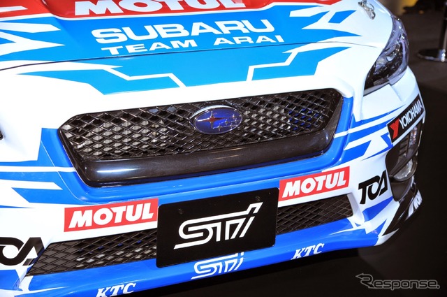 スバル WRX STI 全日本ラリー参戦予定車(東京オートサロン15)
