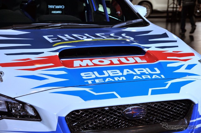 スバル WRX STI 全日本ラリー参戦予定車(東京オートサロン15)
