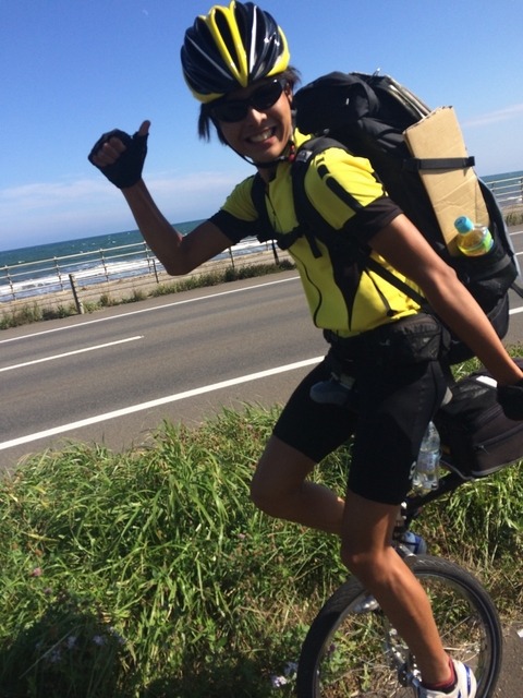 一輪車で日本一周の土屋柊一郎さん「自分にしかできないこと」が原動力 インタビュー