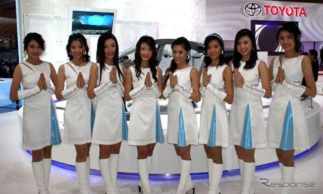 【バンコクモーターショー06】美人度は東京を超えている!