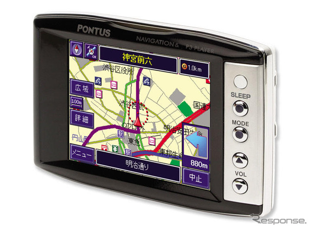 メモリーカードカーナビ『PONTUS EN EN-3300』新発売