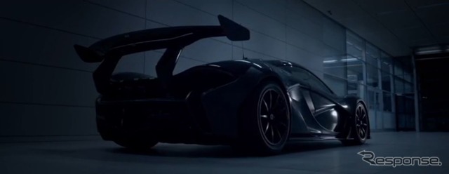 マクラーレン P1 GTR の量産モデルの予告イメージ
