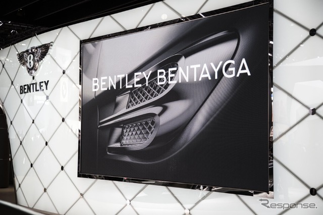 ベントレー BENTAYGA の車名発表（デトロイトモーターショー15）