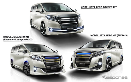 モデリスタの新型トヨタ アルファード用パーツ