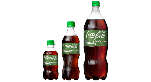緑のコカ・コーラ…自然派の大人向け「コカ・コーラ ライフ」が3月9日発売
