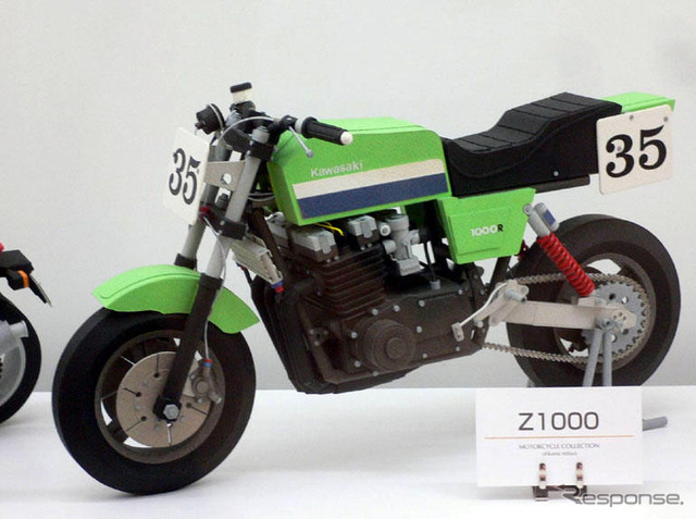 【東京モーターサイクルショー06】紙製バイクも展示
