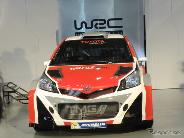 「ヤリス WRC」のテストカー。