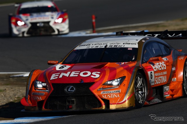 #6 ENEOS SUSTINA RC Fは昨年と同じ大嶋&国本のコンビ(写真は14年)。