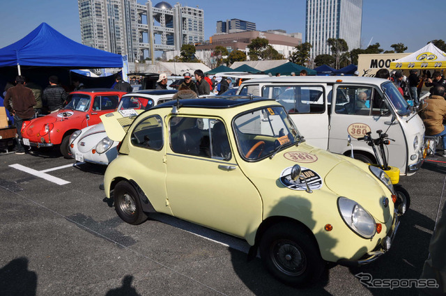 スバル360オーナーズクラブ(1969 ヤングSS、1966 サンバーなど)
