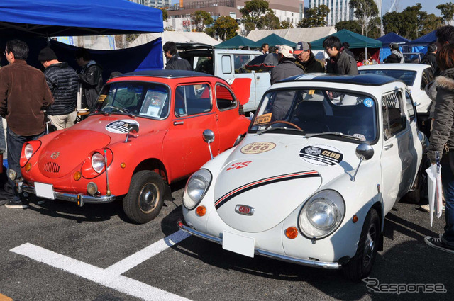 スバル360オーナーズクラブ(1969 ヤングSS、1966 サンバーなど)