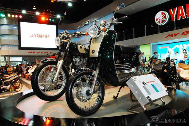 【バンコクモーターショー06】ヤマハのバイクは近未来とノスタルジー