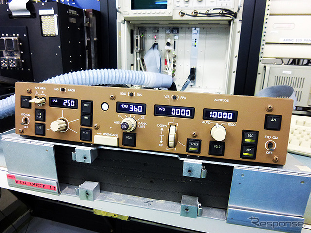 B777に付くMCP(Mode Control Panel)