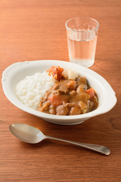 テーマとなるメニュー「カレーライス」