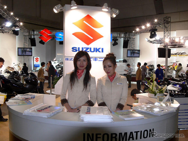 【東京モーターサイクルショー06】スズキ、お金使わず知恵と工夫で