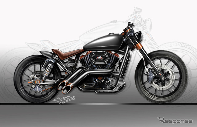 ハーレーダビッドソン ストリート750 カスタムコンセプト「URBAN CUSTOM」(ミラノショー2014)
