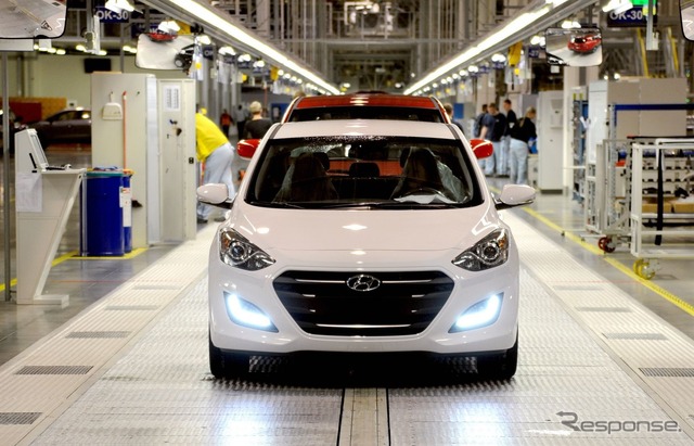 チェコ工場で生産が開始されたヒュンダイi30 改良新型