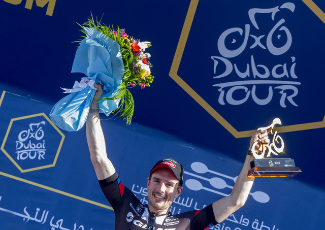 2015年ドバイ・ツアー第3ステージ、ジョン・デゲンコルブ(ジャイアント・アルペシン)が優勝