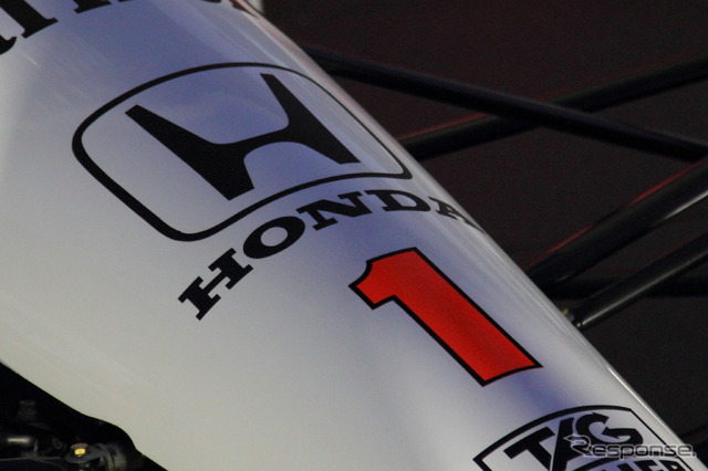 ホンダF1参戦記者会見が行なわれた青山本社に8台のF1マシンが集結