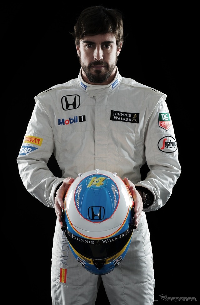 マクラーレン・ホンダのフェルナンド・アロンソ。