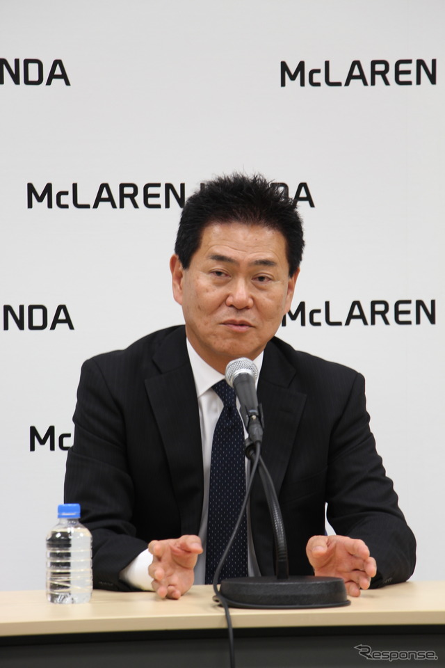 ホンダ F1プロジェクト総責任者の新井康久氏