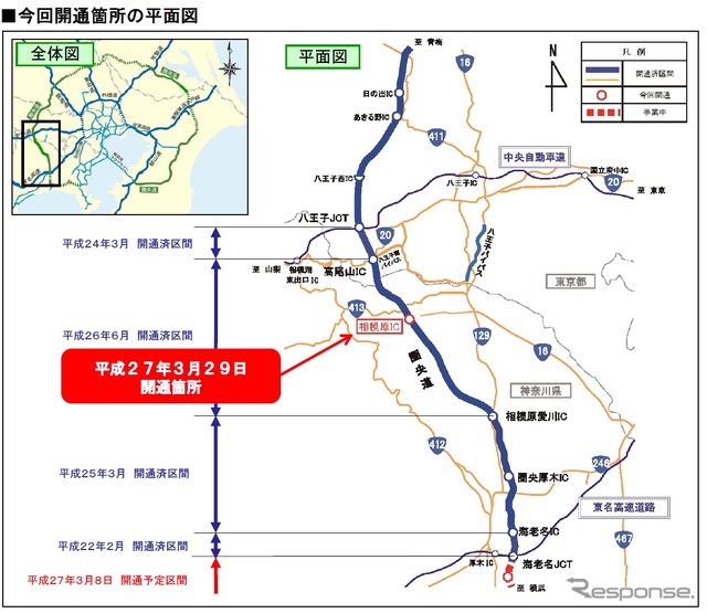 相模原ICの平面図