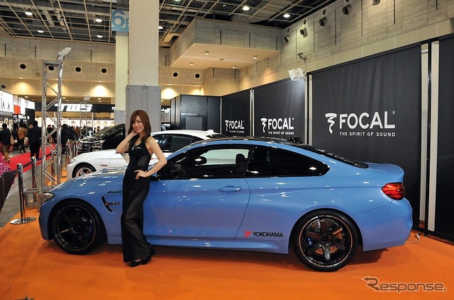 フォーカル製スピーカーのデモカーとして、BMW 535i Mスポーツ、BMW M4、新型トヨタ ヴェルファイアが用意された