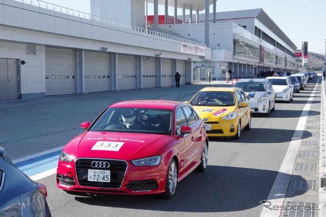 アウディジャパンの有志が「エコカー・カップ」に参戦