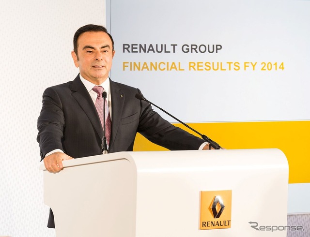 ルノーのカルロス・ゴーン会長兼CEO