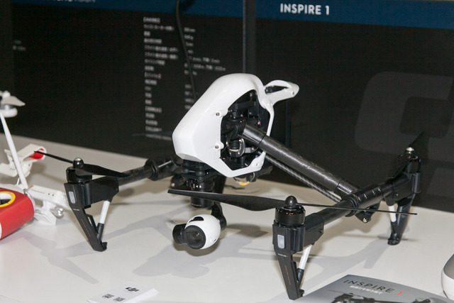 4K映像を撮影可能な「Inspire 1」