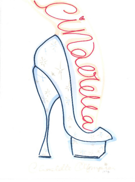 『シンデレラ』×「シャーロット・オリンピア(Charlotte Olympia)」ガラスの靴