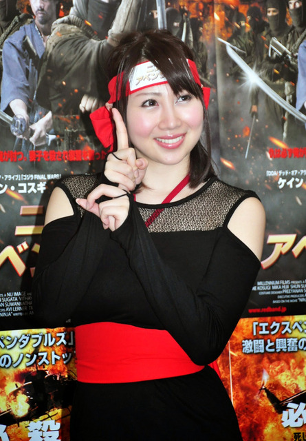 吉田早希/映画『ニンジャ・アベンジャーズ』来日会見