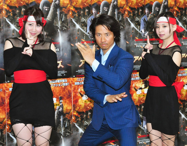 ケイン・コスギ&吉田早希&川井優沙/映画『ニンジャ・アベンジャーズ』来日会見