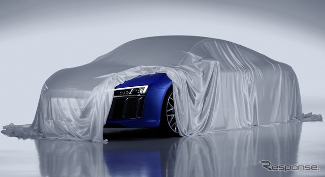アウディ R8 次期型の予告イメージ