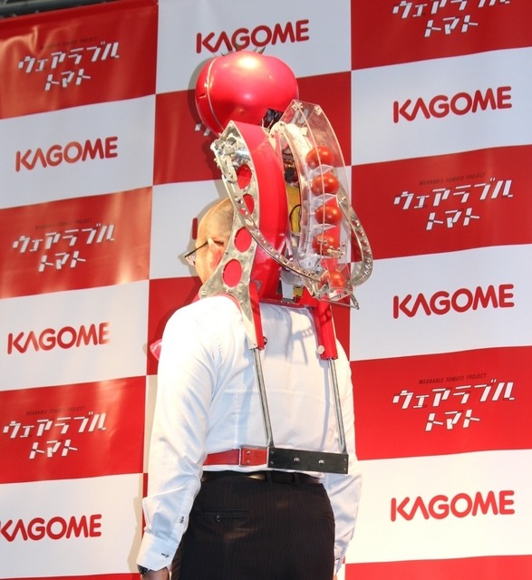 ウェアラブルトマトの背面