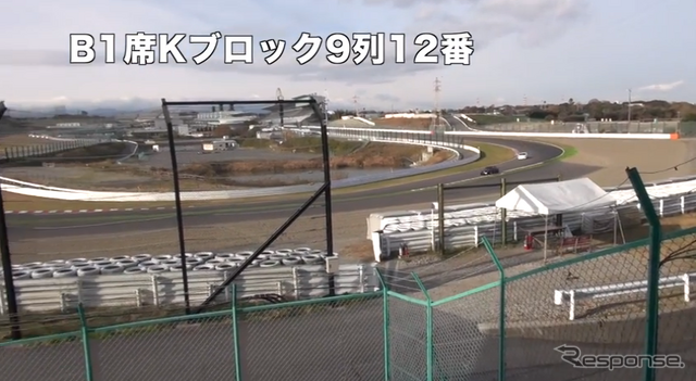 B1席からの観戦ビュー