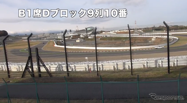 B1席からの観戦ビュー