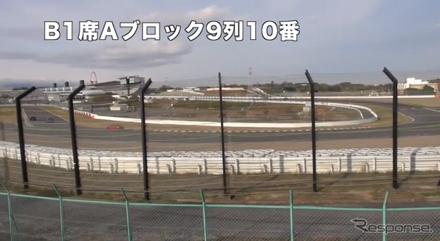 B1席からの観戦ビュー