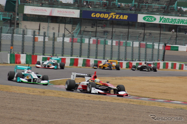 2014年のスーパーフォーミュラ オープニングの様子