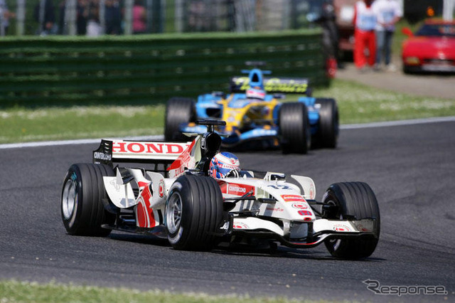 【ホンダF1】バトン、ピットストップのミスで表彰台逃す